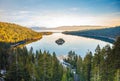 Sunrise over Emerald Bay of Lake Tahoe