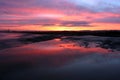 Sunrise over estuary 2 Royalty Free Stock Photo