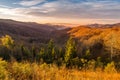 Sunrise over the Great Smoky Mountains Royalty Free Stock Photo