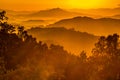 Sunrise over Great Smoky Mountains Royalty Free Stock Photo