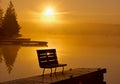 Sunrise over the Gull Royalty Free Stock Photo