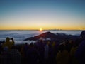 Haleakala Sunrise - Maui Hawaii Royalty Free Stock Photo