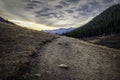 Herman Gulch Hiking Trail sunrise