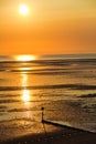 Sunrise over the Humber Estuary Royalty Free Stock Photo