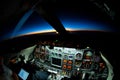 Sunrise over India with the Himalaya on the horizon