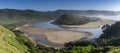 Wild Coast, Transkei, open beaches, steamy jungle or coastal forests, rugged and unspoiled Coastline South Africa Royalty Free Stock Photo