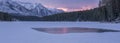 Sunrise over Johnson Lake Skating Rink