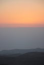 Sunrise over Judean desert Royalty Free Stock Photo