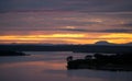 Sunrise over the Kazinga channel. Africa. Uganda.