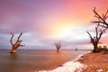 Sunrise over Lake bonney in Barmera south australia