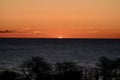 Sunrise Over Lake Michigan #1 Royalty Free Stock Photo