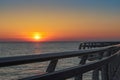 Sunrise over Lake Ontario Royalty Free Stock Photo