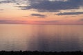 Sunrise over Lake Superior Royalty Free Stock Photo
