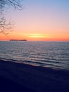 Sunrise over Lake Superior Royalty Free Stock Photo