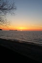 Sunrise over Lake Superior Royalty Free Stock Photo