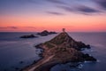 Sunrise over Les Iles Sanguinaires in Corsica