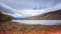 Sunrise over loch Broom on the A835 Royalty Free Stock Photo