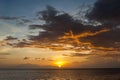 Sunrise Over Lombok Island, Indonesia Royalty Free Stock Photo