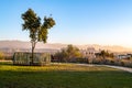 Sunrise over downtown Los Angeles from the Kenneth Hahn Recreation Area