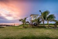 Sunrise over Lydgate Beach in Kauai