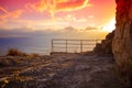 Sunrise over the Dead Sea. View from Masada, Israel Royalty Free Stock Photo