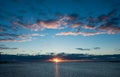 Sunrise over Moreton Bay Queensland Royalty Free Stock Photo