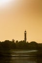 Sunrise over Mosque in front of the Nile river - Egypt Royalty Free Stock Photo