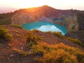 Sunrise over Mount Kelimutu