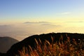 Sunrise over mountain, thailand Royalty Free Stock Photo