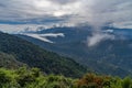 Sunrise over the mountains of the Sierra Nevada de Santa Marta Royalty Free Stock Photo