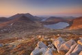 Sunrise over the Mourne Mountains in Northern Ireland