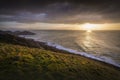 Sunrise over Mumbles Royalty Free Stock Photo