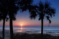 Sunrise over Myrtle Beach Royalty Free Stock Photo
