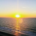 Sunrise over Myrtle Beach Royalty Free Stock Photo