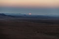 Sunrise over The Namib desert, roadtrip in the wonderful Namib Naukluft National Park, travel destination in Namibia, Africa. Morn Royalty Free Stock Photo