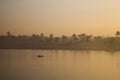 Sunrise over the Nile river Royalty Free Stock Photo