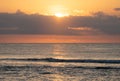 Sunrise over the ocean, East Coast Florida. Royalty Free Stock Photo