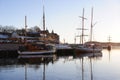 Sunrise over Oslofjord Royalty Free Stock Photo