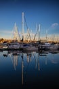 Marina Dock at Sunrise in San Diego California