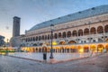 Sunrise over Palazzo della Ragione in Italian town Padua Royalty Free Stock Photo