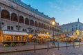 Sunrise over Palazzo della Ragione in Italian town Padua Royalty Free Stock Photo