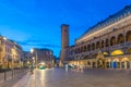 Sunrise over Palazzo della Ragione in Italian town Padua Royalty Free Stock Photo