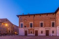 Sunrise over Palazzo Ducale in Italian town Urbino