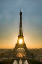 Sunrise over Paris