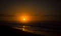 Sunrise pier in Myrtle Beach Royalty Free Stock Photo