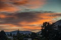 Sunrise over Queenstown, New Zealand.