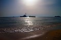 Sunrise over the Red Sea at the Egyptian Hurghada.