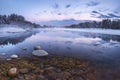 Sunrise over river Swan