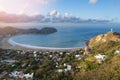 Sunrise over San Juan Del Sur lagoon Royalty Free Stock Photo