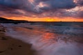 Sunrise over the sea Royalty Free Stock Photo